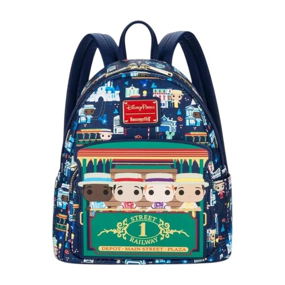 Disney Parks Loungefly Dapper Dans Main Street USA Mini Backpack main image 11
